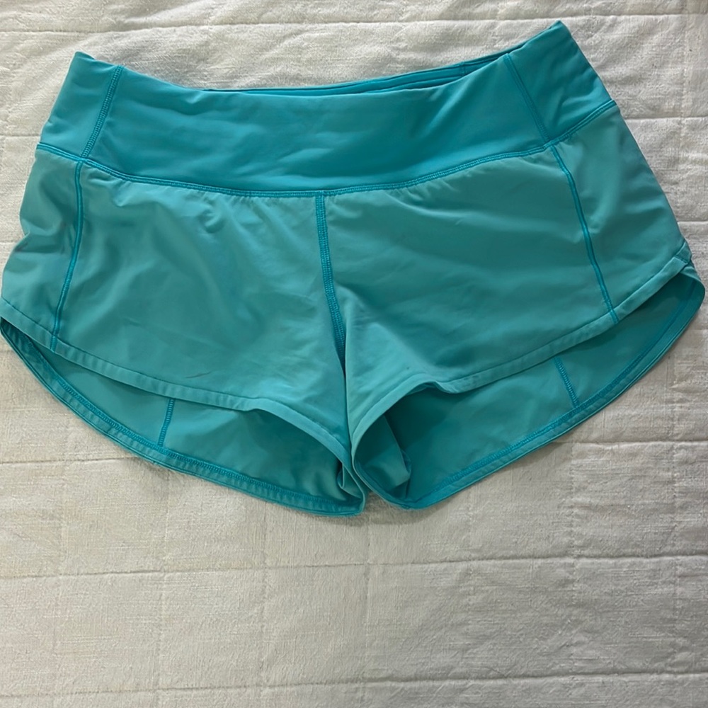 lululemon limited edition color speed up shorts